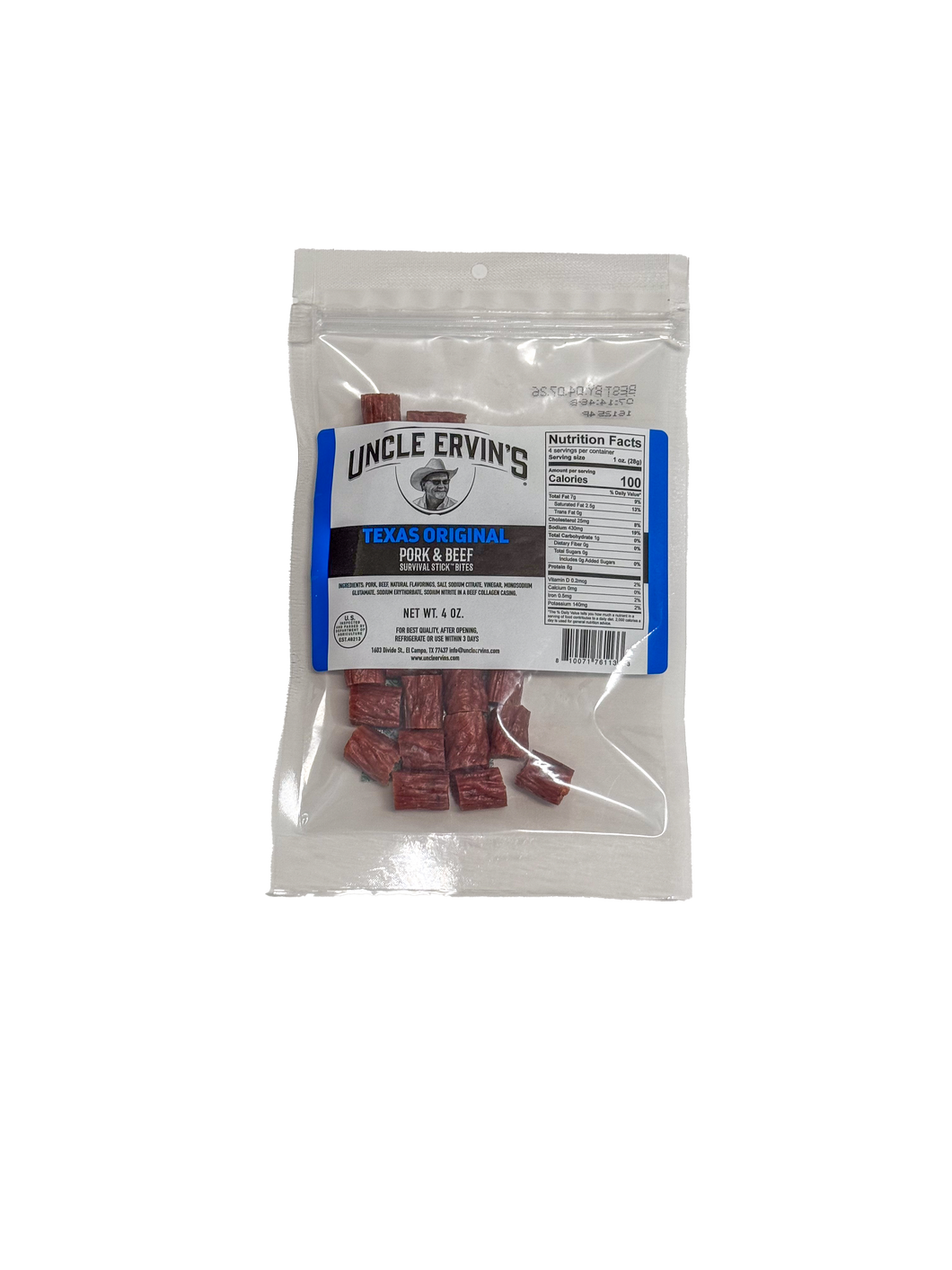 Texas Original Pork & Beef Bites (Zero Sugar)